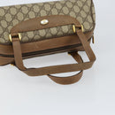 GUCCI GG Supreme Hand Bag PVC Beige Gold 89 02 062 Auth 152040-7