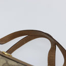 GUCCI GG Supreme Hand Bag PVC Beige Gold 89 02 062 Auth 152040-8
