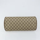 GUCCI GG Supreme Hand Bag PVC Beige Gold 89 02 062 Auth 152040-5