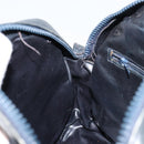 CELINE Macadam Canvas Shoulder Bag Black Gold Auth 152042-19