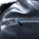 CELINE Macadam Canvas Shoulder Bag Black Gold Auth 152042-20