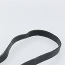 CELINE Macadam Canvas Shoulder Bag Black Gold Auth 152042-14