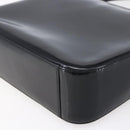 GUCCI Shoulder Bag Enamel Black 000 1013 0506 Auth 152045-16