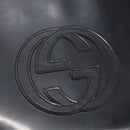 GUCCI Shoulder Bag Enamel Black 000 1013 0506 Auth 152045-17