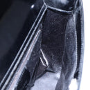 GUCCI Shoulder Bag Enamel Black 000 1013 0506 Auth 152045-20