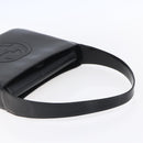 GUCCI Shoulder Bag Enamel Black 000 1013 0506 Auth 152045-7