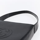 GUCCI Shoulder Bag Enamel Black 000 1013 0506 Auth 152045-8