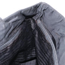 PRADA Tote Bag Nylon Black Gold Auth 152046-17