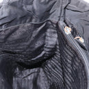 PRADA Tote Bag Nylon Black Gold Auth 152046-20