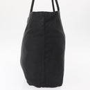 PRADA Tote Bag Nylon Black Gold Auth 152046-4