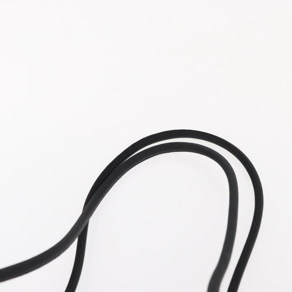 PRADA Tote Bag Nylon Black Gold Auth 152046