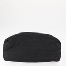 PRADA Tote Bag Nylon Black Gold Auth 152046-9