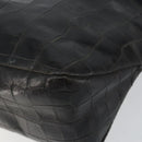 Gianni Versace Tote Bag Leather Black Gold Auth 152047-9