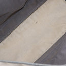 BALENCIAGA Navy Cabas M Hand Bag Canvas Leather White Silver 339936 Auth 152050-11