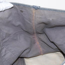 BALENCIAGA Navy Cabas M Hand Bag Canvas Leather White Silver 339936 Auth 152050-19