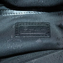 MCM Logogram Vicetos Boston Bag PVC 2way Black Gold Auth 152052-23