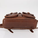 GUCCI Bamboo Backpack Leather Brown Gold 003 2058 0016 Auth 152053-11