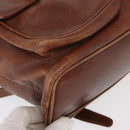 GUCCI Bamboo Backpack Leather Brown Gold 003 2058 0016 Auth 152053-12