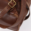 GUCCI Bamboo Backpack Leather Brown Gold 003 2058 0016 Auth 152053-15