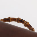 GUCCI Bamboo Backpack Leather Brown Gold 003 2058 0016 Auth 152053-8