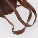 GUCCI Bamboo Backpack Leather Brown Gold 003 2058 0016 Auth 152053-9