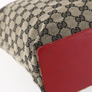 GUCCI GG Canvas Tote Bag Beige Gold 002 1098 4025 Auth 152056-14