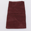 CARTIER Must Line Tennis Bag Leather Bordeaux Gold Auth 152057-25