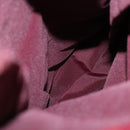 CARTIER Must Line Tennis Bag Leather Bordeaux Gold Auth 152057-27