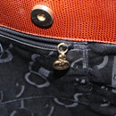 Salvatore Ferragamo Tote Bag Leather Embossed Brown Gold Auth 152061-19