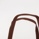 Salvatore Ferragamo Tote Bag Leather Embossed Brown Gold Auth 152061-8