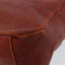 SAINT LAURENT Hand Bag Leather Gold Red Auth 152066-15