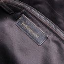 SAINT LAURENT Hand Bag Leather Gold Red Auth 152066-11