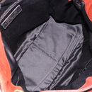 SAINT LAURENT Hand Bag Leather Gold Red Auth 152066-12