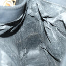 GUCCI Bamboo Shoulder Bag Suede 2way Black Gold 001 2058 1638 0 Auth 152069-20