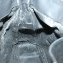 GUCCI Bamboo Shoulder Bag Suede 2way Black Gold 001 2058 1638 0 Auth 152069-21