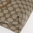 GUCCI GG Supreme Web Sherry Line Tote Bag PVC Beige Red 39 02 003 Auth 152070-9