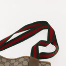 GUCCI GG Supreme Web Sherry Line Tote Bag PVC Beige Red 39 02 003 Auth 152070-8
