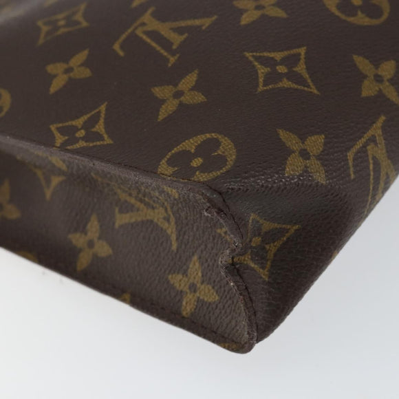 LOUIS VUITTON Monogram Poche Toilette 26 Pouch M47542 LV Auth 152073