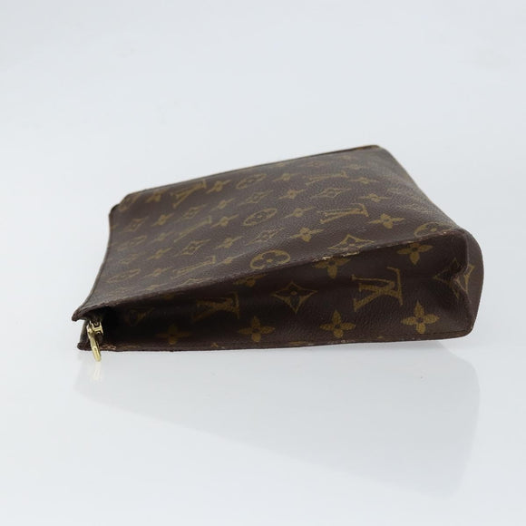 LOUIS VUITTON Monogram Poche Toilette 26 Pouch M47542 LV Auth 152073