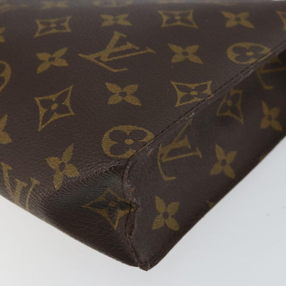 LOUIS VUITTON Monogram Poche Toilette 26 Pouch M47542 LV Auth 152073