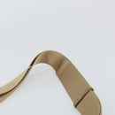 PRADA Shoulder Bag Nylon Beige Silver Auth 152076-14