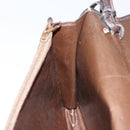 FENDI Zucca Canvas Shoulder Bag Black Brown Auth 152077-20