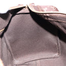 CELINE C Sulky Boston Bag Canvas Brown Auth 152078-18