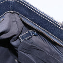 GUCCI GG Canvas Sherry Line Shoulder Bag Navy Red 169937 Auth 152079-23