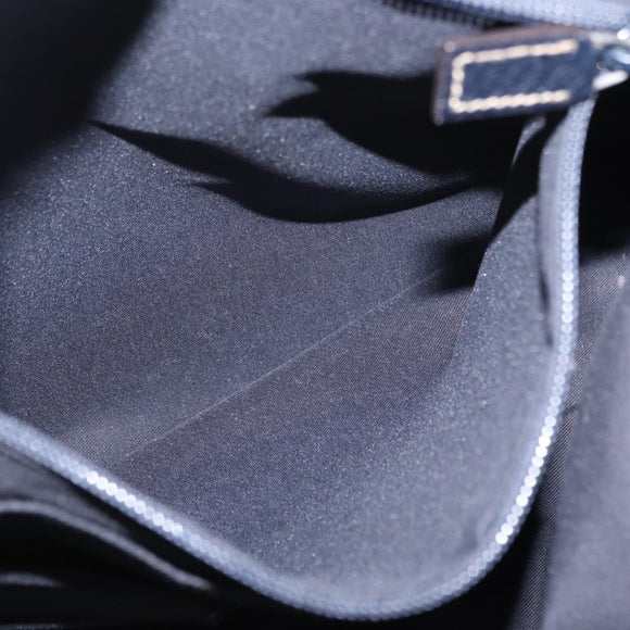 GUCCI GG Canvas Sherry Line Shoulder Bag Navy Red 169937 Auth 152079