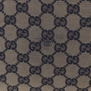 GUCCI GG Canvas Sherry Line Shoulder Bag Navy Red 169937 Auth 152079-3