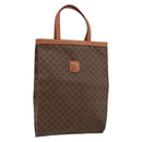 CELINE Macadam Canvas Tote Bag PVC Brown Auth 152082-1