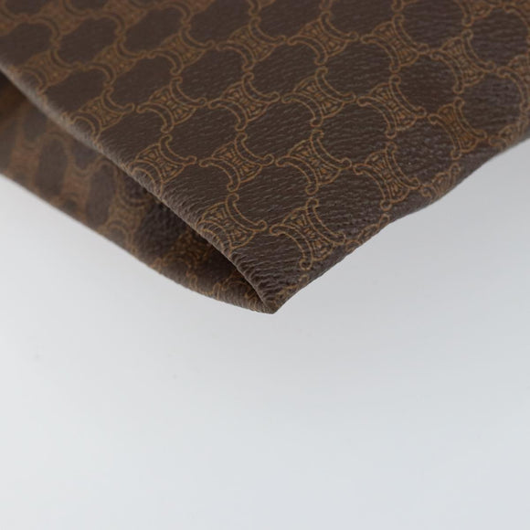 CELINE Macadam Canvas Tote Bag PVC Brown Auth 152082