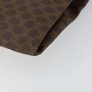 CELINE Macadam Canvas Tote Bag PVC Brown Auth 152082-15