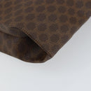 CELINE Macadam Canvas Tote Bag PVC Brown Auth 152082-16